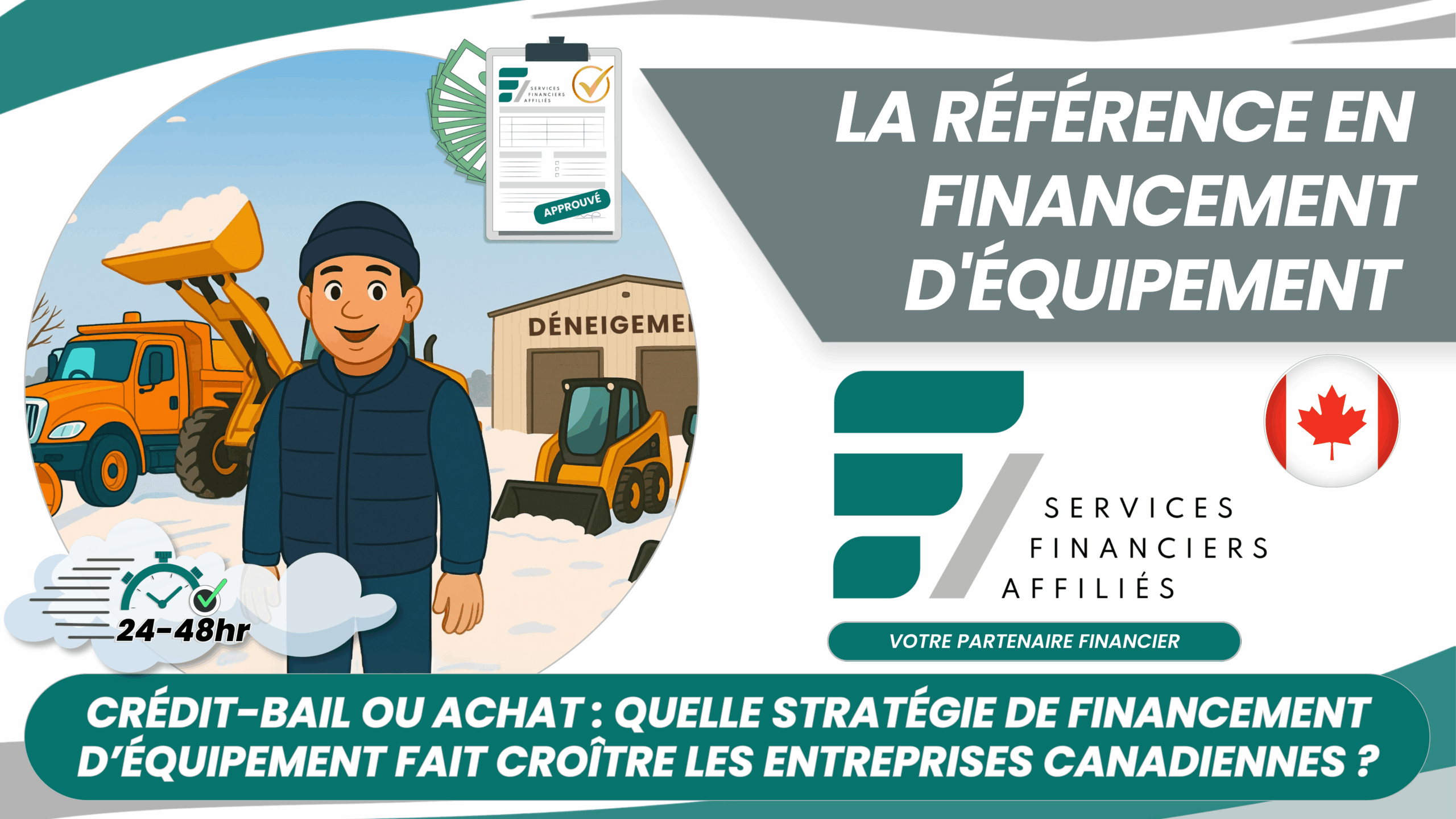 Crédit-Bail ou Achat : Quelle stratégie de financement d’équipement fait croître les entreprises canadiennes ?